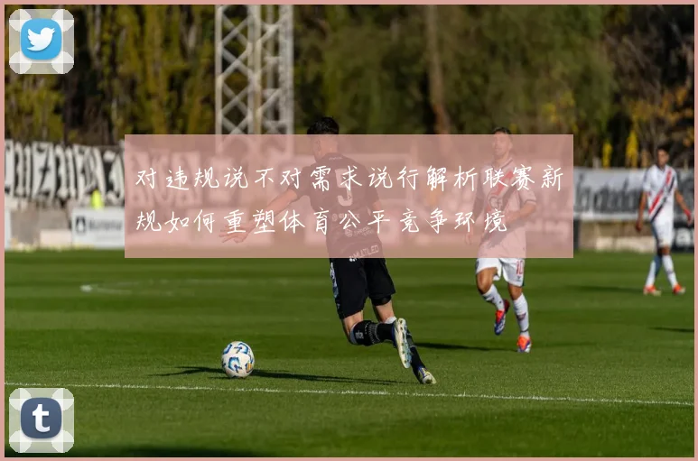 对违规说不对需求说行解析联赛新规如何重塑体育公平竞争环境